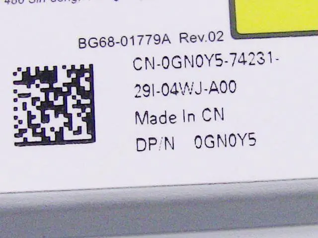 Alt view image 6 of 6 - Dell OEM Desktop SATA DVD Optical Drive GN0Y5