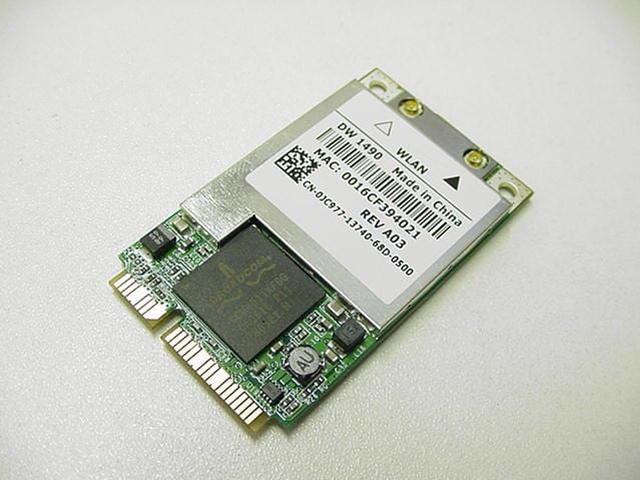 Alt view image 2 of 4 - Dell Jc977 Wireless 1490 802.11A G Mini Card Network Adapter