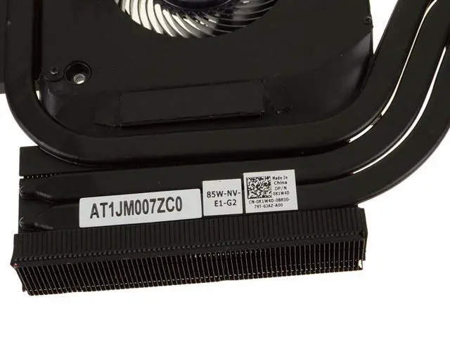 Alt view image 3 of 4 - OEM Alienware 15 R3 CPU Graphics Cooling Heatsink Fan Assembly Nvidia K1W4D