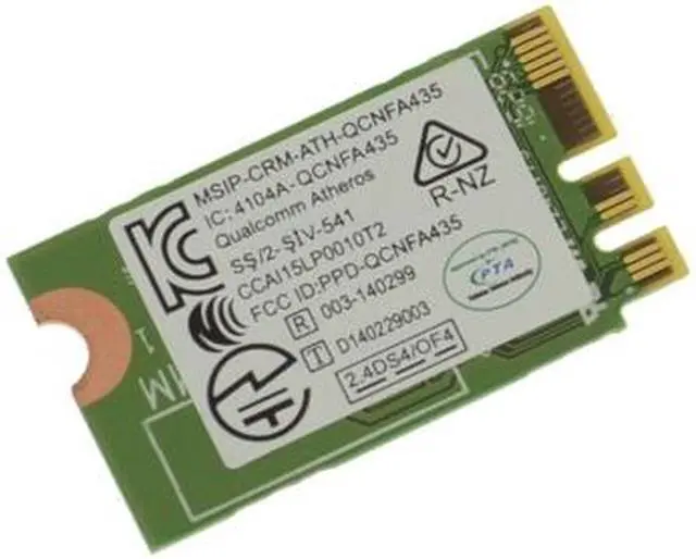Alt view image 2 of 8 - Dell OEM Wireless 1810 DW1810 WLAN WiFi 802.11AC Bluetooth Wireless Card V91GK