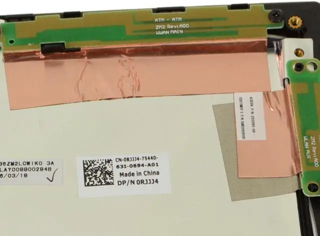 Alt view image 5 of 5 - Chalkboard Black Dell OEM Latitude 2100 2110 2120 10.1"  LCD Back Cover RJJJ4