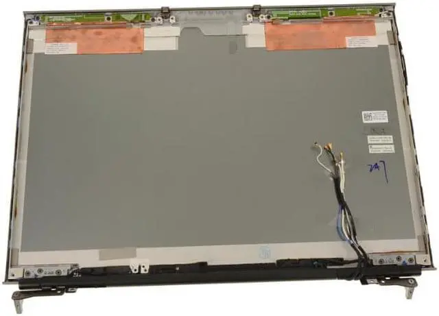 Alt view image 2 of 3 - New Dell OEM Precision M6400 17" LCD Back Cover Lid Assembly  Hinges M169F J42J1