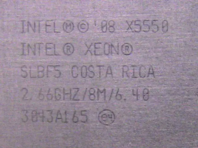 Alt view image 4 of 7 - DELL G952F   Xeon X5550 Quadcore 2.66Ghz 1Mb L2 Cache 8Mb L3 Cache 6.4Gt S Qpi Socketb(Lga1366) 45Nm 95W Processor Only