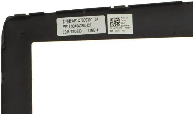 Alt view image 3 of 3 - OEM Alienware 13 R3 13.3" LCD Front Trim Cover Bezel Plastic No TS VHHVM