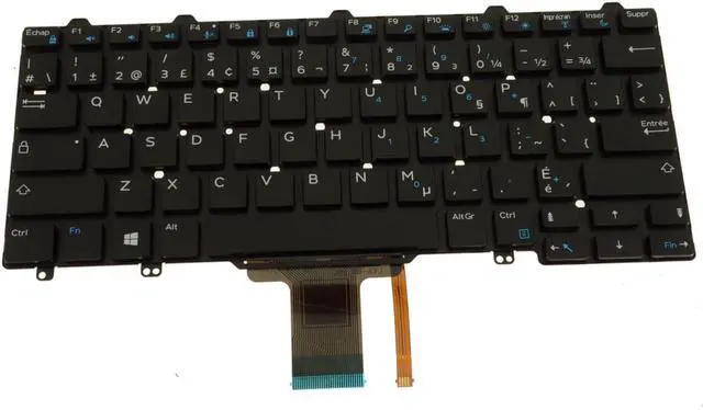 Main image of French Canadian Dell OEM Latitude E7270 E5270 Laptop Laptop Keyboard R2VF8