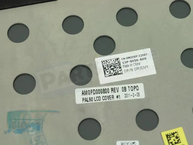 Alt view image 4 of 4 - New Dell OEM Latitude E6420 14" LCD Back Cover Lid Assembly  Hinges MJDVY