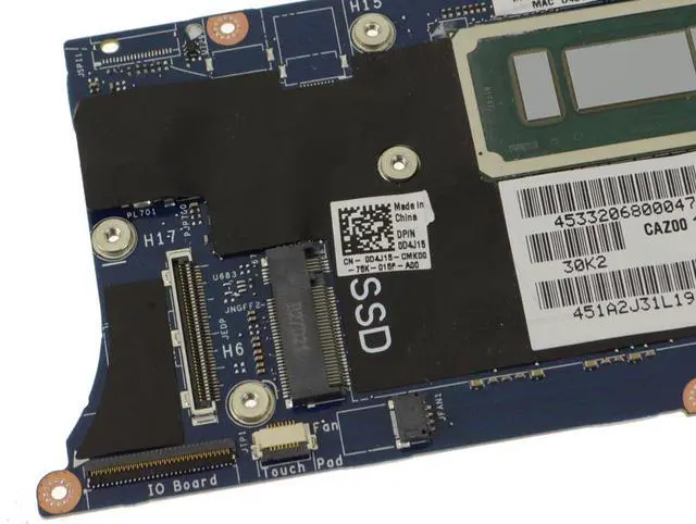 Alt view image 2 of 4 - Dell OEM XPS 9360 Motherboard System Board 2.4GHz Intel i7 Motherboard D4J15