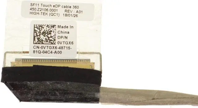 Alt view image 2 of 5 - Dell OEM Chromebook 11 5190 2-in-1 11.6" Touchscreen LCD LCD Ribbon Cable VTGX6