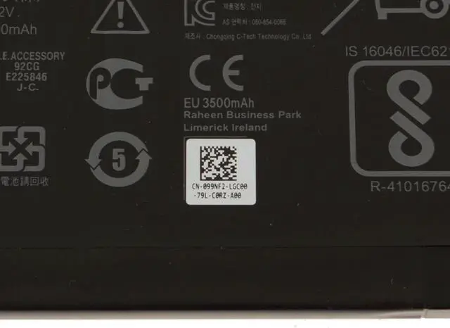 Alt view image 3 of 10 - Dell OEM Original Inspiron 7778 7779 Inspiron 7570/7573 56Wh Battery 33YDH