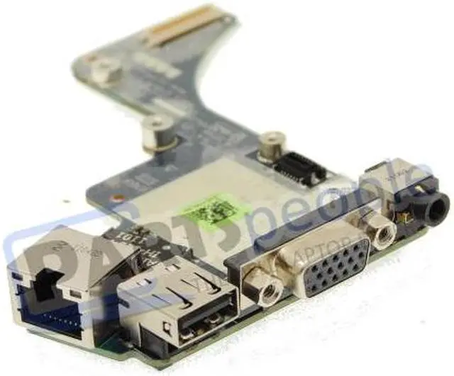 Alt view image 3 of 9 - Dell OEM Latitude E6420 Audio VGA USB RJ-45 Port IO Circuit Board for  157H2
