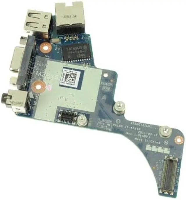 Main image of Dell OEM Latitude E6420 Audio VGA USB RJ-45 Port IO Circuit Board for  157H2