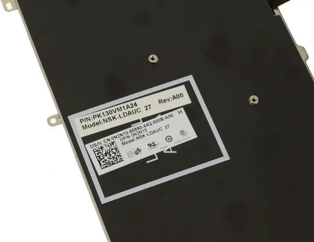 Alt view image 3 of 5 - Dell Latitude E7240 E7440 NSK-LDAUC Black French Candian QWERTY Keyboard NSK-LDAUC HK6YH N2N10