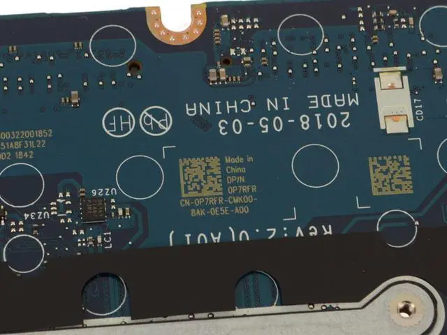 Alt view image 3 of 5 - Dell OEM Latitude 5490 Motherboard System Board 1.7GHz i5 Motherboard P7RFR