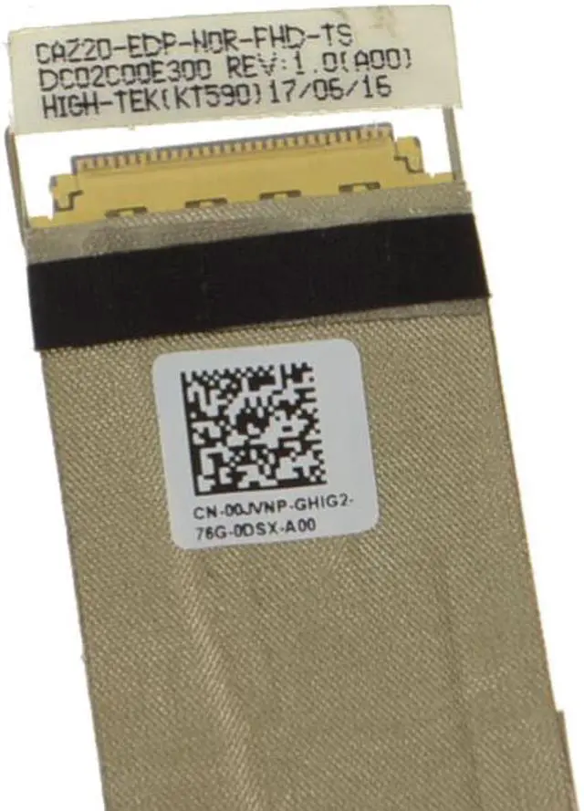 Alt view image 3 of 3 - Dell OEM Latitude 7480 FHD 14" Touchscreen LCD Video LCD Ribbon Cable 0JVNP