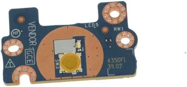 Alt view image 2 of 6 - Dell OEM Inspiron 15 (7577) / G5 5587 Power Button Circuit Board J0DPT