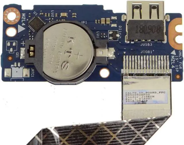 Alt view image 2 of 3 - Dell OEM Inspiron 5770 USB SD Card Reader IO Circuit Board  7KX7W