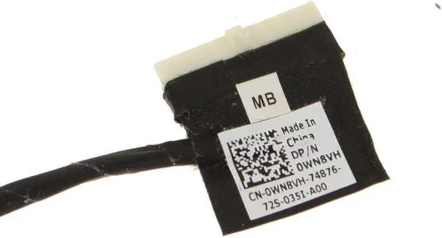 Alt view image 2 of 3 - Dell OEM Latitude 13 3380 Battery Cable Cable Only WN8VH