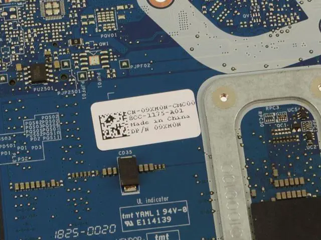 Alt view image 3 of 4 - Dell OEM Inspiron 5575 17 5775 System Board AMD 2.0GHz Quad  Motherboard 9XH0N