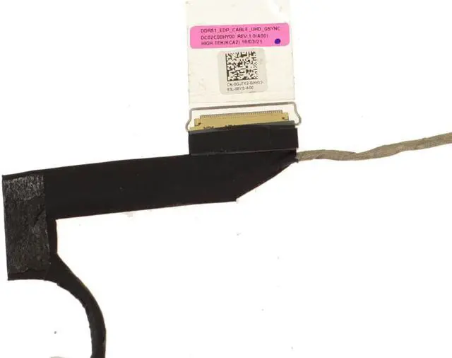 Alt view image 3 of 4 - OEM Alienware 15 R4 UHD 4K G-Sync 15.6" EDP LCD Ribbon Cable G-Sync UHD GJ7X2