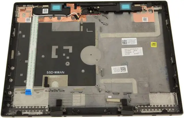 Alt view image 2 of 5 - New Dell OEM Latitude 7285 2-in-1 Tablet Back Cover Assembly  Speakers 65DC4