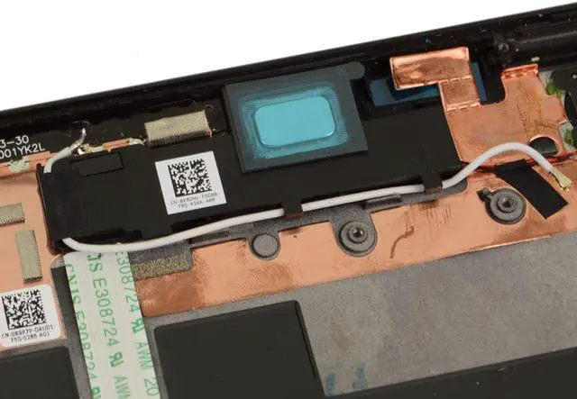 Alt view image 3 of 5 - New Dell OEM Latitude 7285 2-in-1 Tablet Back Cover Assembly  Speakers 65DC4