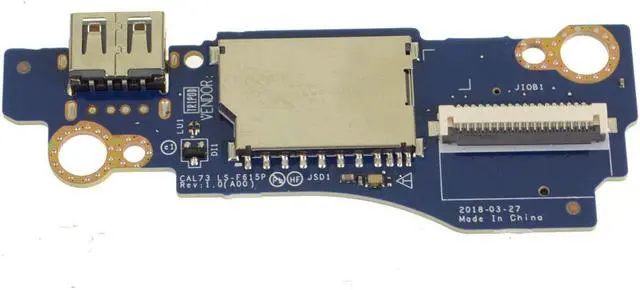 Alt view image 2 of 6 - Dell OEM G Series G3 3779 USB SD Card Reader IO Circuit Board 110K9