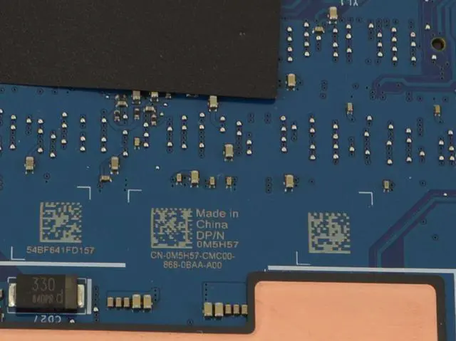 Alt view image 4 of 5 - M5H57 Dell G3 3579 Motherboard w/ i7-8750H