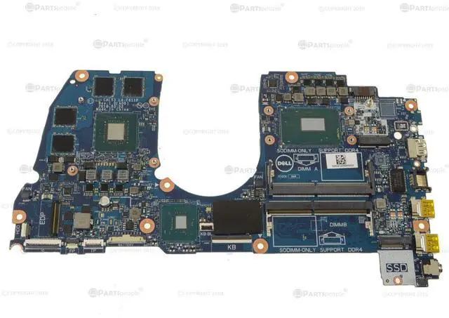 Alt view image 2 of 5 - M5H57 Dell G3 3579 Motherboard w/ i7-8750H