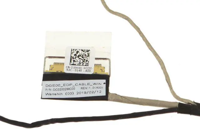 Alt view image 2 of 2 - Dell OEM Latitude 3190 2-in-1 11.6" Touchscreen Ribbon LCD Video Cable TS 18WWK