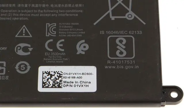 Alt view image 3 of 7 - New Dell OEM Original Inspiron 5481 2-in-1 42Wh 3-cell Laptop Battery YRDD6