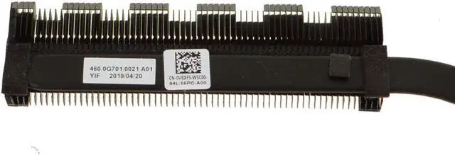 Alt view image 3 of 3 - Dell OEM Inspiron 5584 CPU Heatsink Assembly For Integrated Heatsink VRXF5