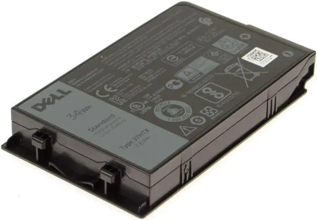 Alt view image 7 of 7 - Dell Latitude Rugged Tablet 7202 7212 7220 2-cell 34Wh OEM Battery J7HTX