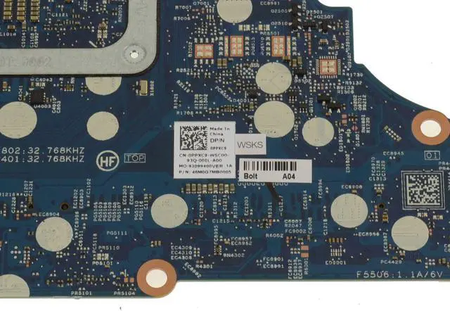 Alt view image 3 of 4 - Dell OEM Inspiron 5583 Motherboard System Board 1.8GHz i7 Motherboard PPXC9