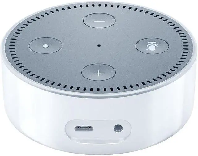 Alt view image 11 of 19 - Amazon Echo Dot - White