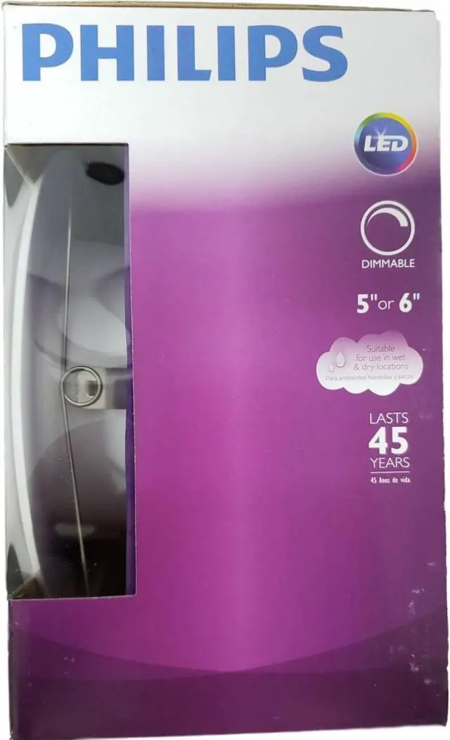 Alt view image 9 of 20 - Philips 5-6" Downlight LED 10w 800 Lumens Daylight 5000k Dimmable - 65w equiv