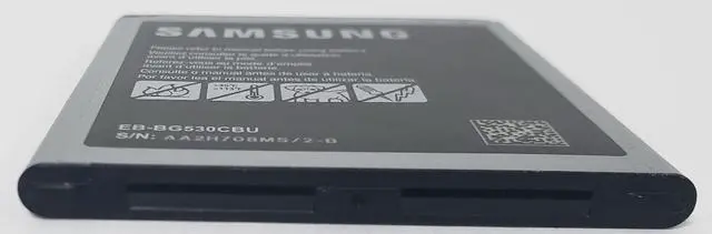 Alt view image 2 of 4 - Samsung Galaxy J3 J5 2016 Grand Prime OEM Cell Phone Battery EB-BG530CBU 2600mAh, 3.8V Li-ion