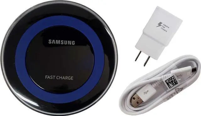 Alt view image 7 of 12 - Samsung EP-PN920TCEGUS Qi Certified Fast Charge Wireless Charger Black/Blue