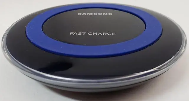 Alt view image 9 of 12 - Samsung EP-PN920TCEGUS Qi Certified Fast Charge Wireless Charger Black/Blue
