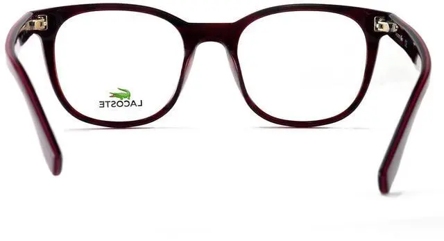 Alt view image 4 of 13 - Lacoste Women's Eyeglasses L2809 615 Red Plastic 50 19 140