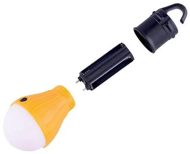 Alt view image 3 of 5 - 4 Pack Portable LED Lantern Tent Light Bulb Battery Powered Outdoor Camping Lights Led Lantern Lamp for Traveling Camping Hiking Emergency Lights (4 Colors)