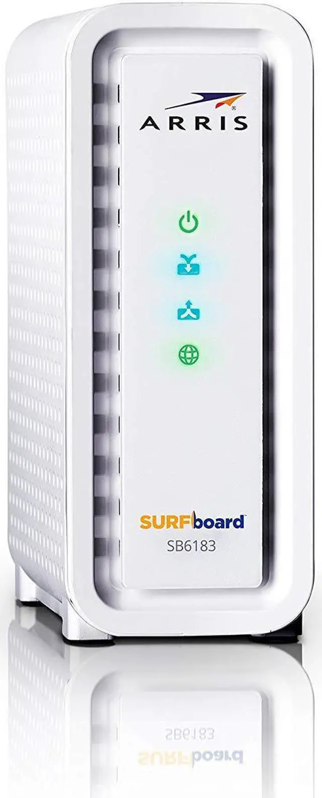 Alt view image 5 of 6 - ARRIS Surfboard (16x4) DOCSIS 3.0 Cable Modem, 686 Mbps Max Speed, Certified for Comcast Xfinity, Spectrum, Cox, Cablevision & More (SB6183 White)