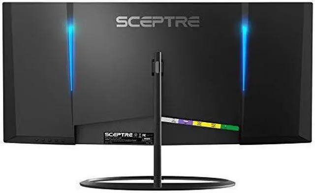 Alt view image 4 of 8 - Sceptre 30-inch 21:9 Curved Gaming Monitor C305W-2560UN 2560x1080p Ultra Wide Ultra Slim HDMI DisplayPort up to 85Hz 1ms MPRT AMD FreeSync FPS-RTS Build-in Speakers, Metal Black 2020
