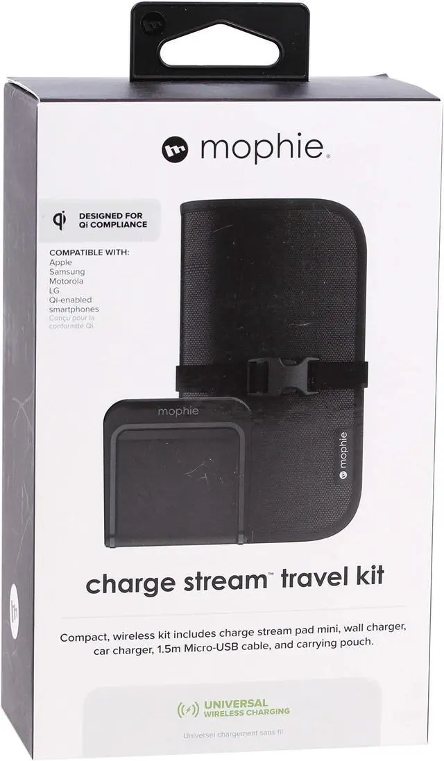Alt view image 3 of 12 - Mophie 409901792 Charge Stream Travel Kit