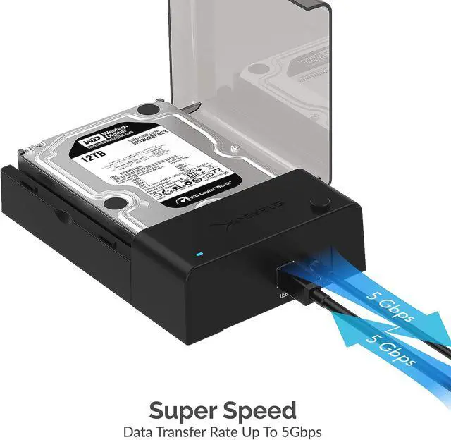 Alt view image 16 of 20 - Sabrent USB 3.0 to SATA Hard Drive Docking Station with Cooling Fan (EC-DFFN)