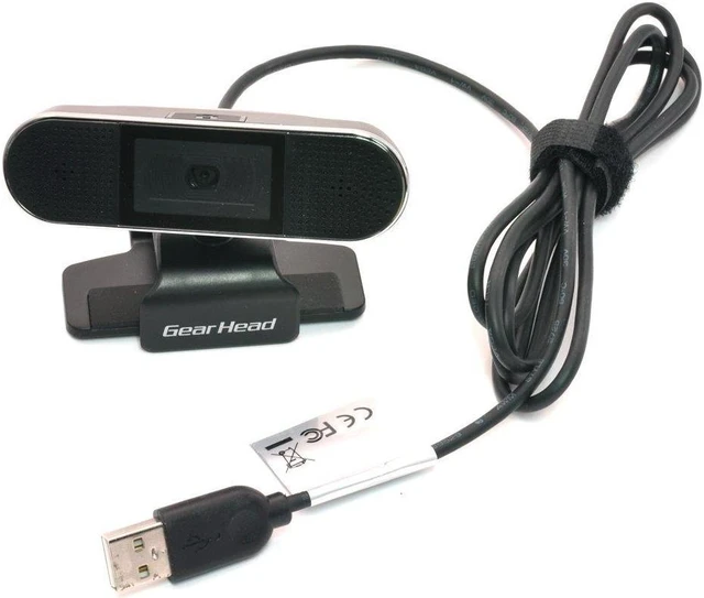 Alt view image 11 of 14 - Gear Head WC8500HD Webcam - 2 Megapixel - Black, Silver - USB 2.0 - 8 Megapixel Interpolated - 1920 x 1080 Video - Auto-focus - Widescreen - Microphone