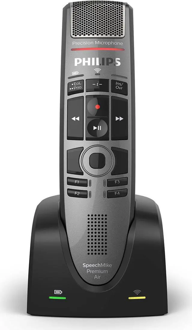 Alt view image 2 of 7 - Philips SMP4000 Speechmike Air Wireless Microphone SMP4000/00