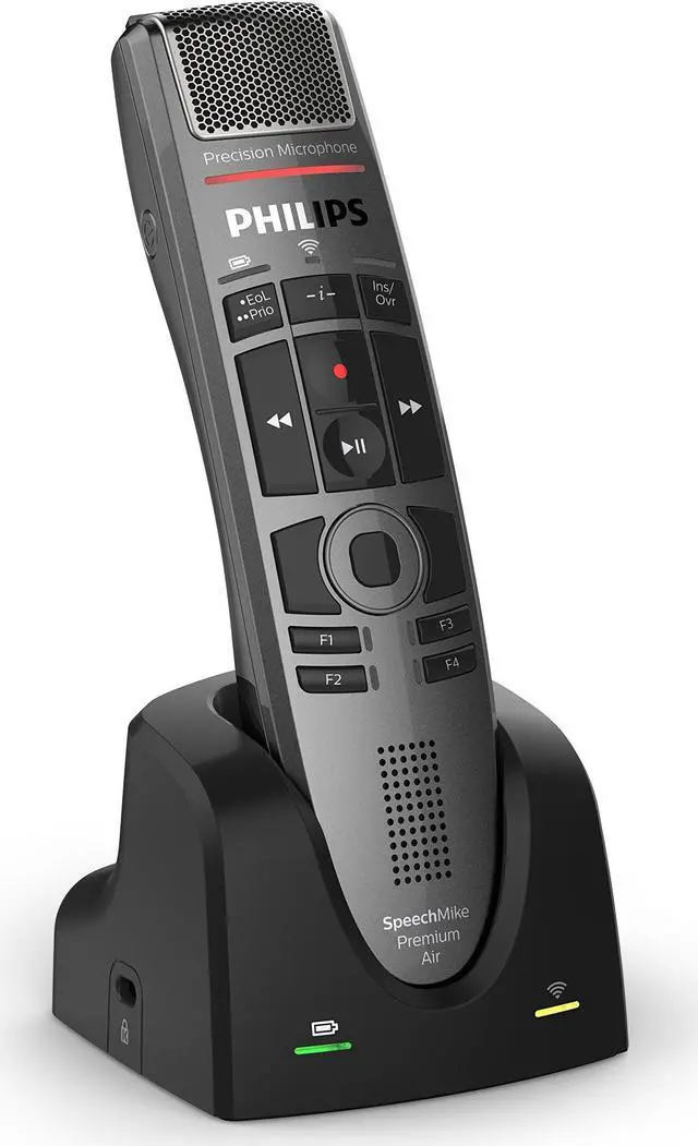 Alt view image 7 of 7 - Philips SMP4000 Speechmike Air Wireless Microphone SMP4000/00