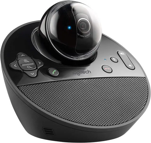 Alt view image 5 of 10 - logitech conference cam bcc950 video conference webcam, hd 1080p camera with built-in speakerphone