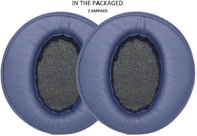 Alt view image 2 of 5 - Earpads cover Replacement for Sony MDR-XB950BT MDR-XB950 MDR-XB950AP Ear Cushions Pads Headphone Ear Pads Cushions Soft Protein Leather Earmuffs with Noise Isolation Foam (Blue)