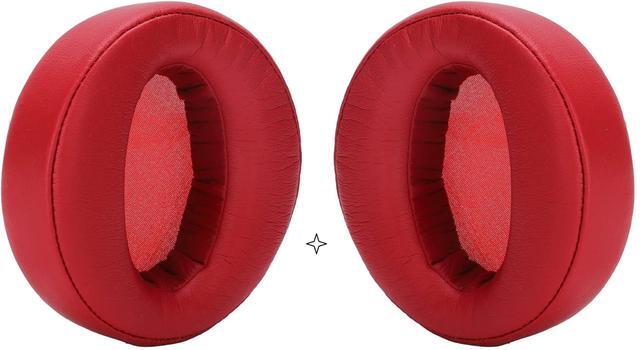Alt view image 5 of 6 - Earpads cover Replacement for Sony MDR-XB950BT MDR-XB950 MDR-XB950AP Ear Cushions Pads Headphone Ear Pads Cushions Soft Protein Leather Earmuffs with Noise Isolation Foam (RED)